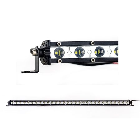 Fényhíd SLIM egysoros 83cm 30Led 12/24V Szúró Fény