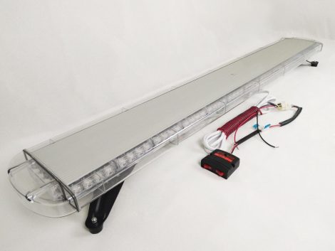 Villogólámpa Fényhíd Led Sárga + Vezérlő 125cm csavarozható 12/24V