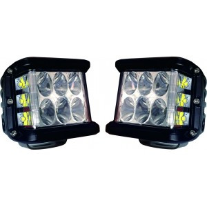 Munkalámpa 6+3 Led-es CREE LED 12/24V PÁRBAN