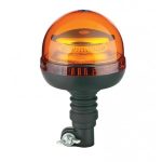   Villogólámpa Led Sárga csőre, elhajló 12/24V 210mm 3 villogási funkció