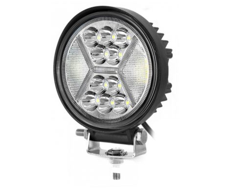 Munkalámpa kerek 29Led 87W + Fehér Menetfény /DRL/ 12/24V "E" jelzett