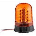 Villogólámpa Led Sárga csavarozható 12/24V 3funkc. 190mm