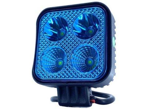 Munkalámpa Permetezőhőz 4Led 85x85x38,7mm 12/24V Kombinált KÉK Fény