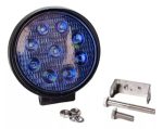 Munkalámpa Permetezőhőz 9Led d=110mm 12/24V KÉK Fény