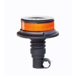   Villogólámpa Led Sárga csőre, elhajló 12/24V 140mm, 3 villogási funkció